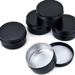 Black Aluminum Tins