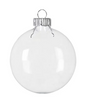 Clear Plastic Ball Ornament (5 Pack)