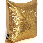 Gold Sequin Pillow Cover 18 x 18