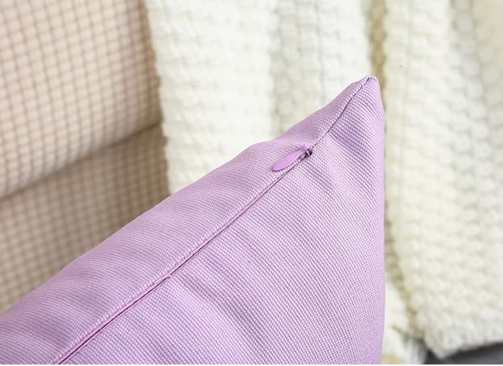 Lavender Cotton Pillow Cover 12x 20