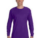 Gildan G540 Adult Heavy Cotton™ Long Sleeve PurpleT-Shirt