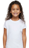 Toddler Girls' Fine Jersey White T-Shirt