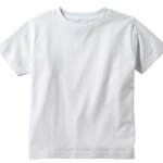 Rabbit Skins 3321 Toddler 4.5 oz. Fine Jersey White T-Shirt