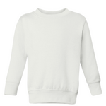 Rabbit Skins 3311 Toddler 5.5 oz. Jersey Long-Sleeve White T-Shirt