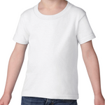 Gildan G510P Heavy Cotton™ Toddler 5.3 oz.  White T-Shirt