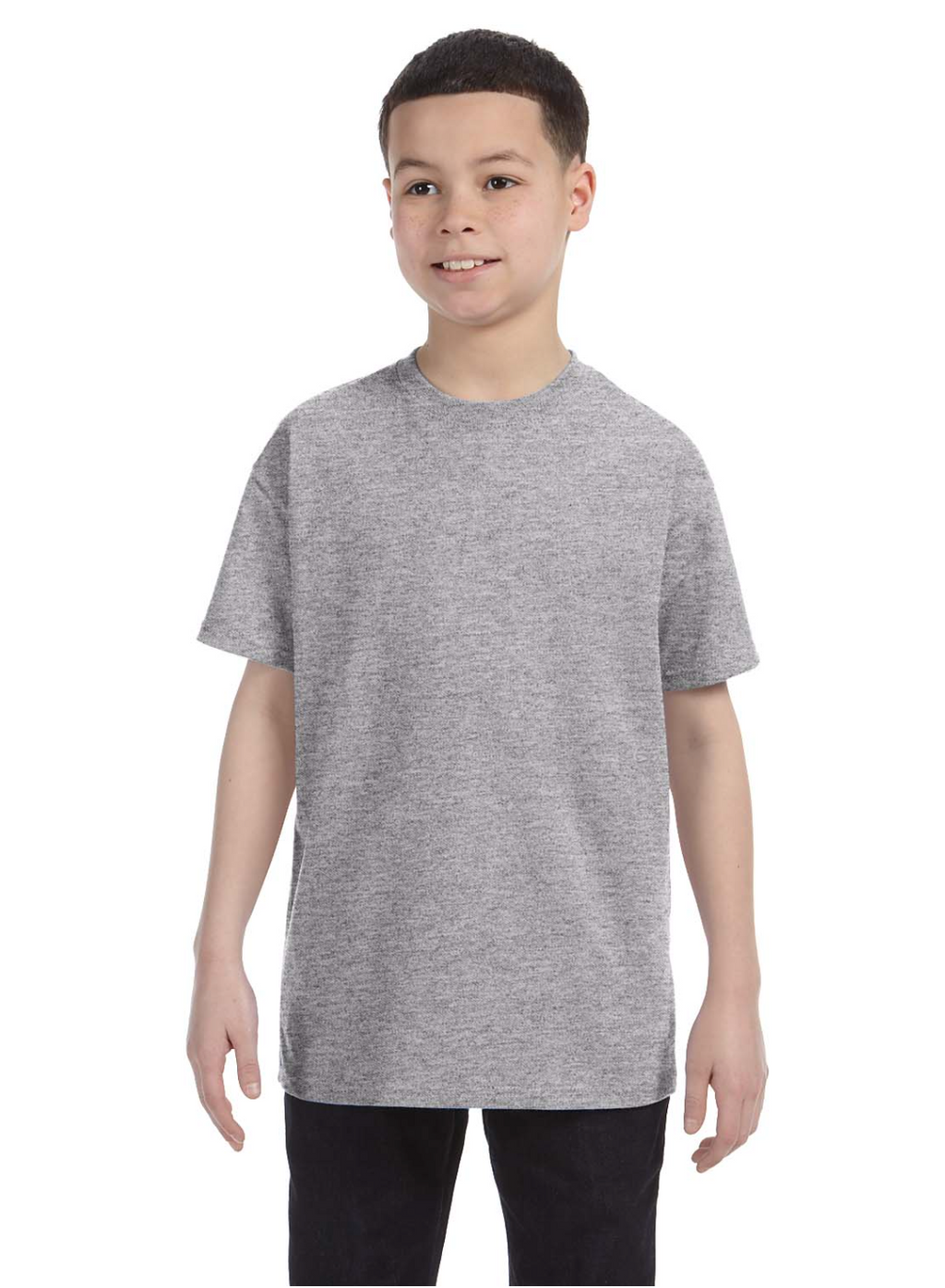 Gildan G500B Youth Heavy Cotton™ Sport Grey T-Shirt